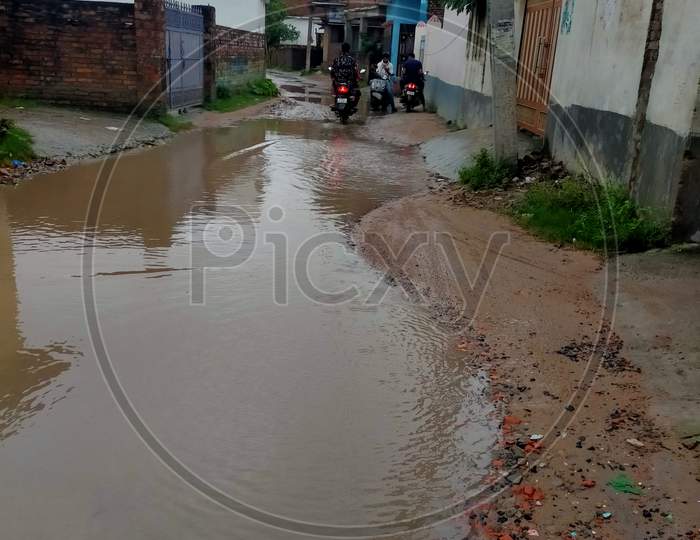 Indian monsoon and Bihar floods motihari