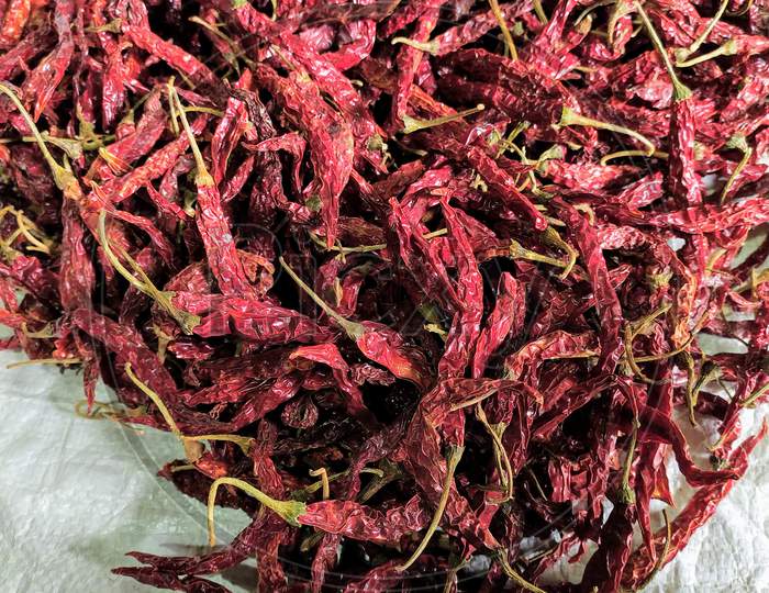 Dried Red Chillies,Edible Food,Spice