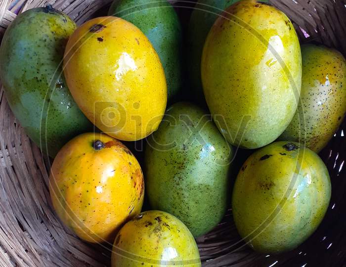 Mangos in Basket - image