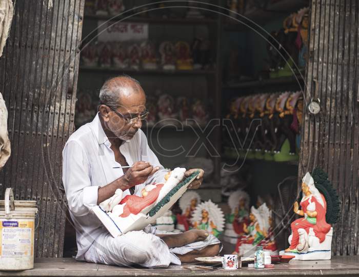 Street Artist of Kumartuli