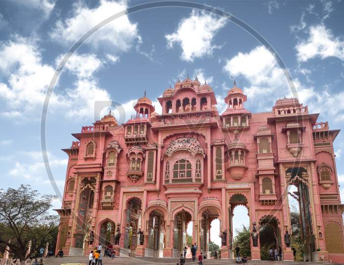Patrika Gate in Jaipur city ,Rajasthan