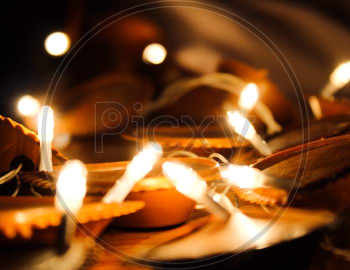 Diya Chinese lighting for decoration in festival deepawali