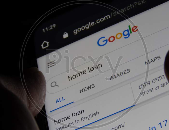 Searching Of Home Loan In Internet.