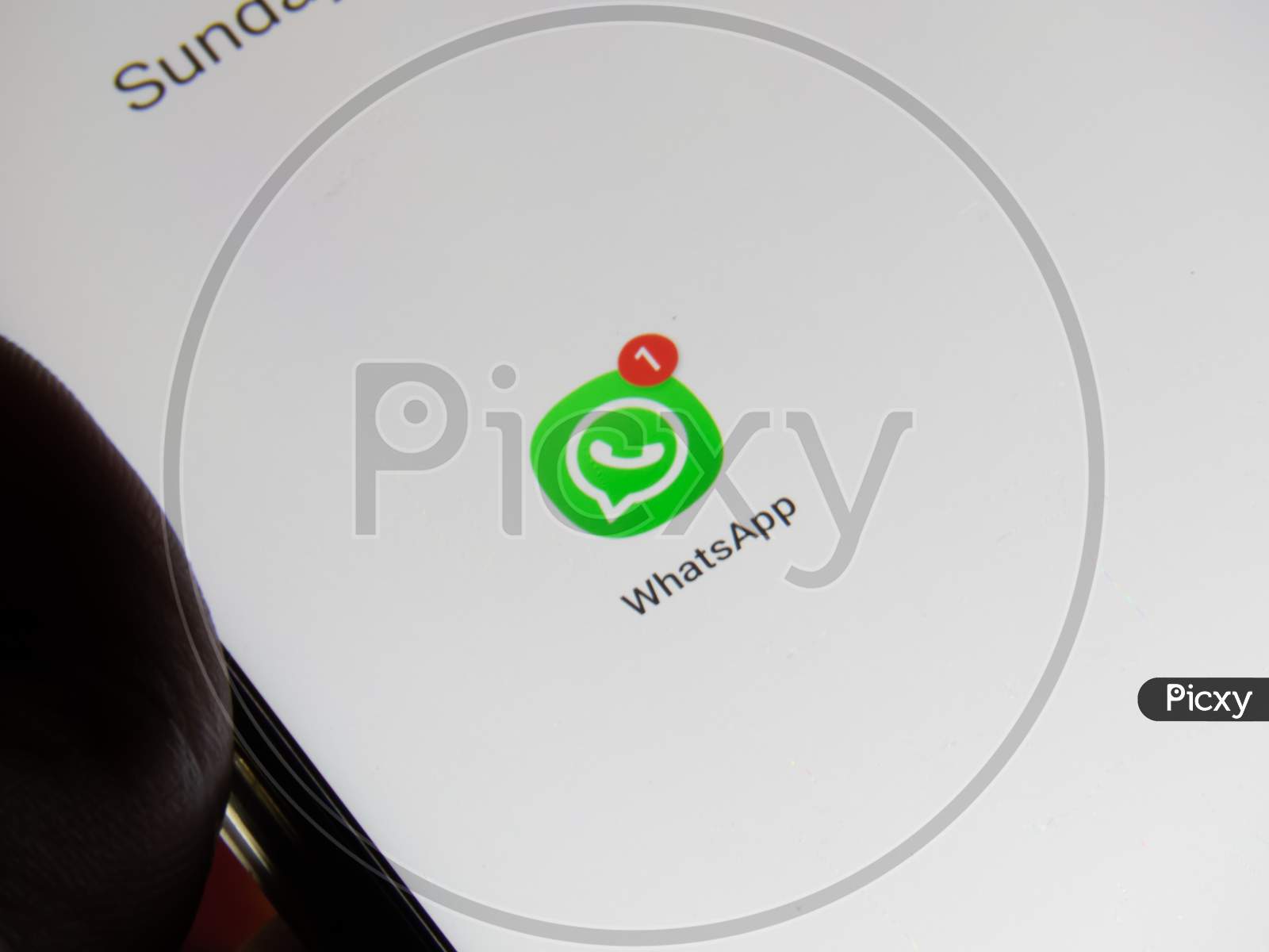 Whatsapp Or Icon In Mobile Phone.