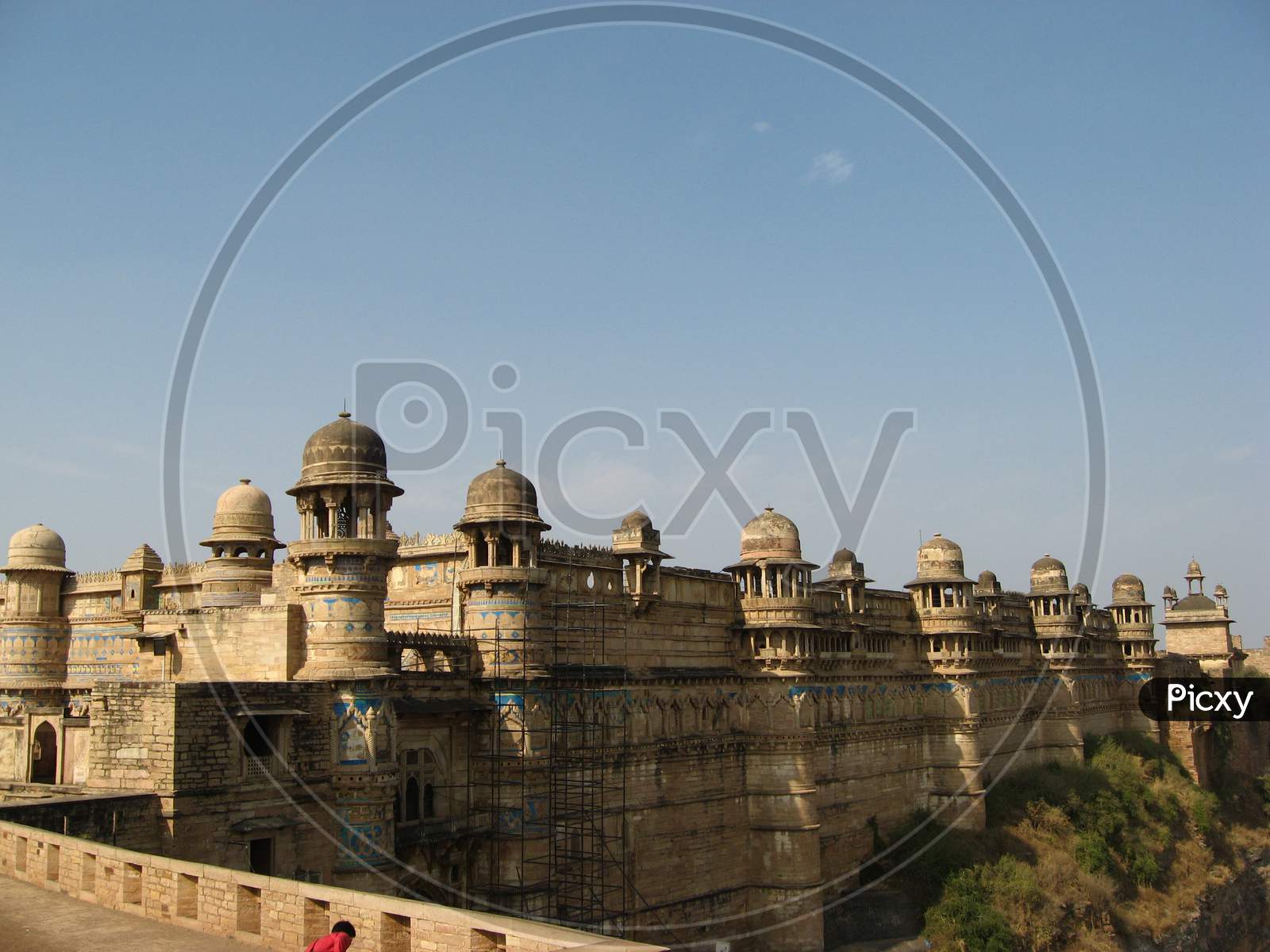 Gwalior fort in india