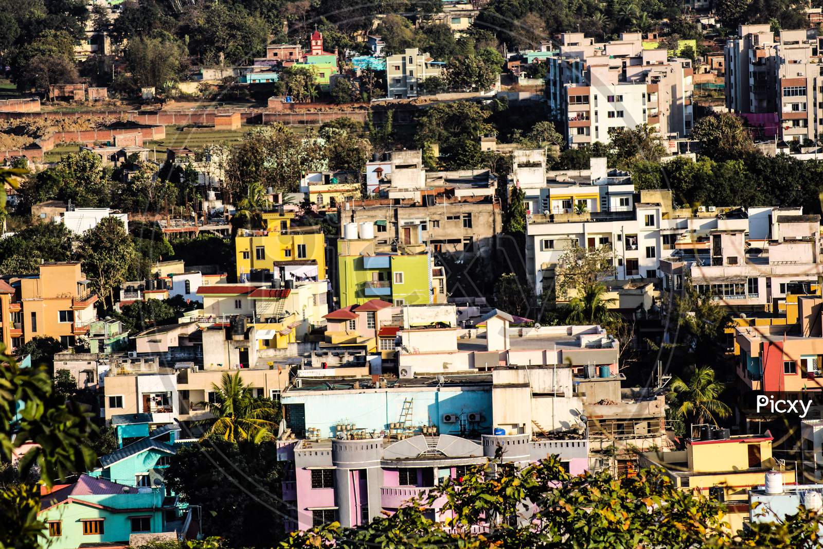 Ranchi city from the top of hill
