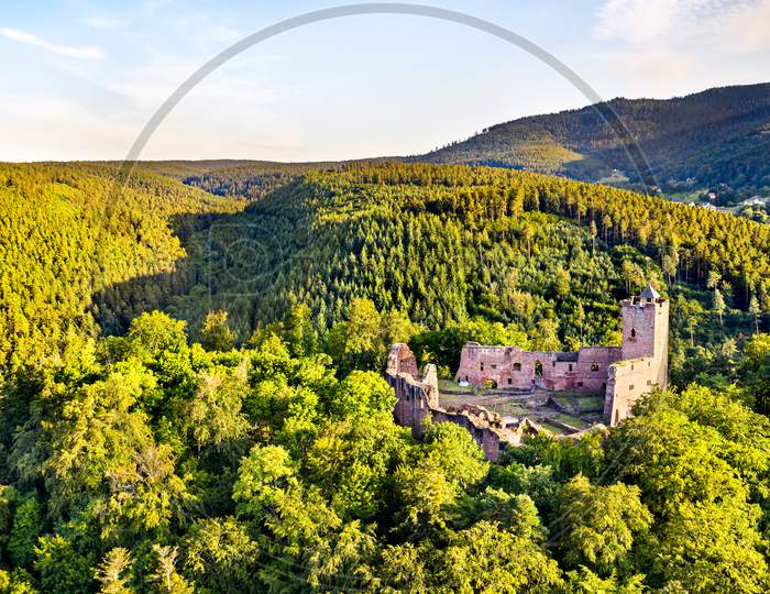 Wangenbourg Castlein The Vosges Mountains - Bas-Rhin, Alsace, France