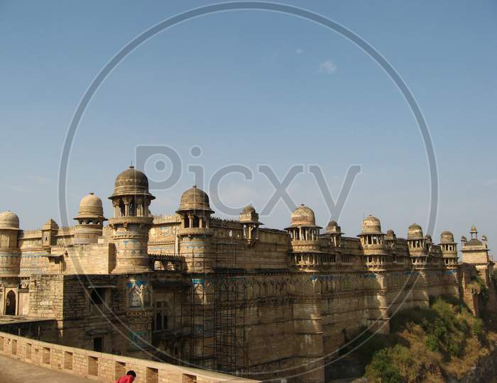 Gwalior fort in india