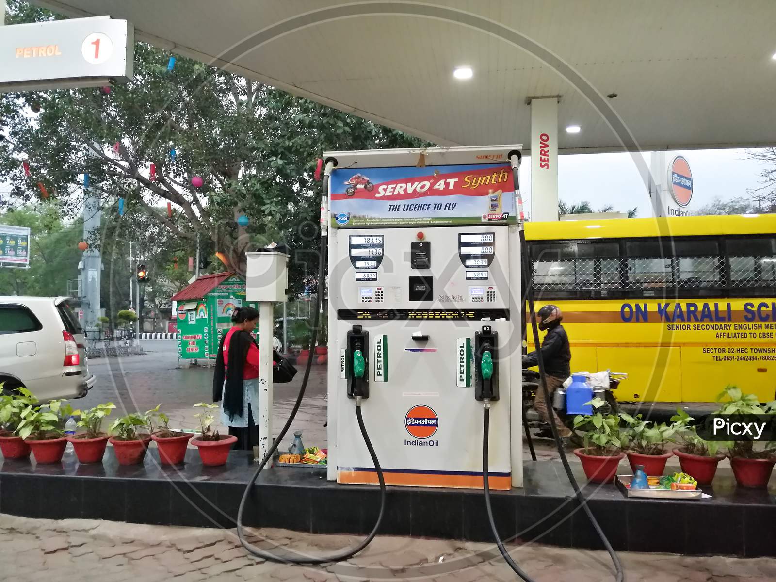 Petrol and diesel filler machines