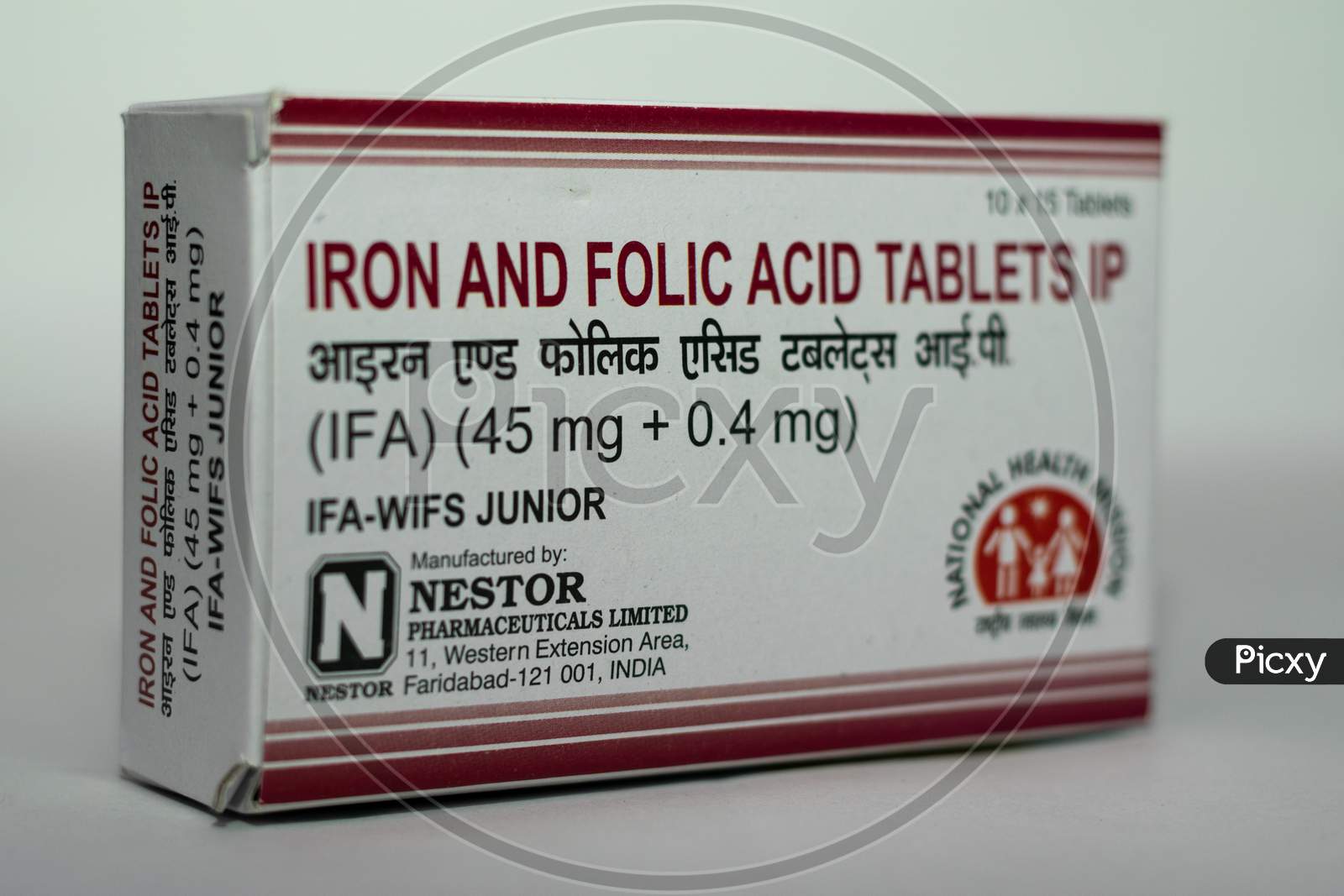 Image Of Iron And Folic Acid Tablets Provided Free By Government To Reduce The Prevalence And Severity Of Anaemia In Population 5 10 Years Rf Picxy