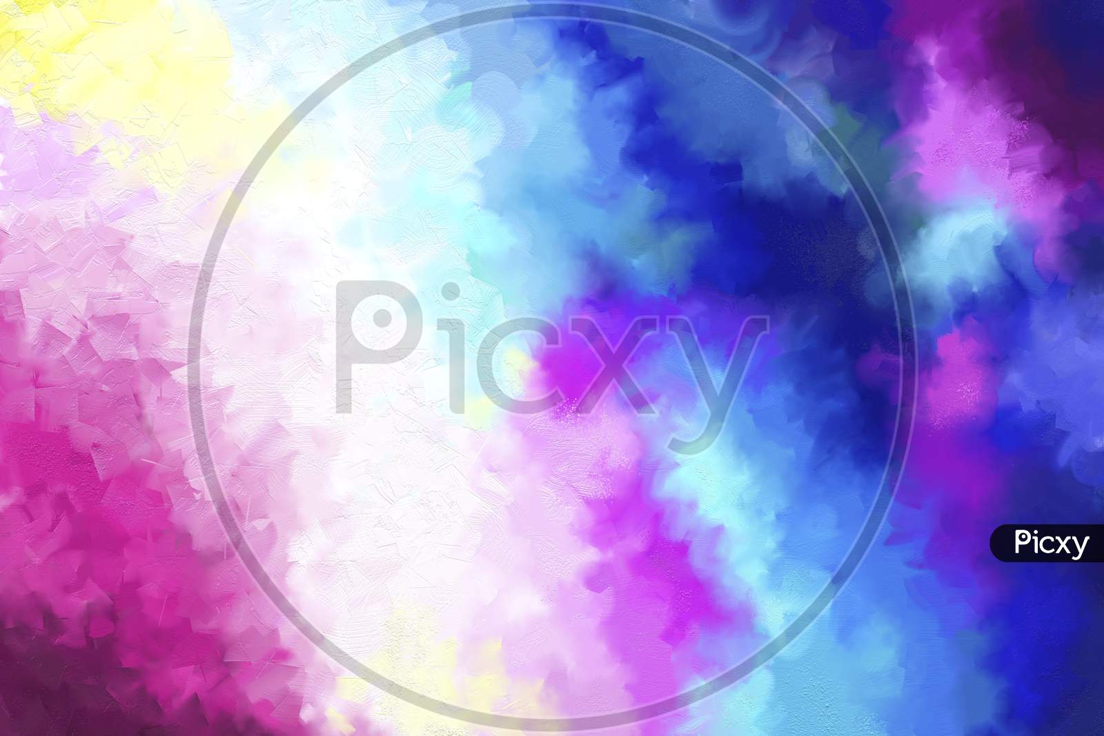 Colorful Abstract Painting Textured Background