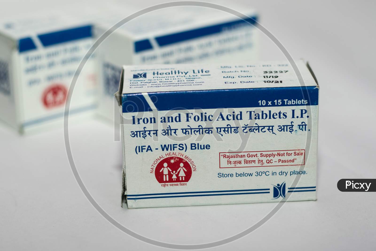 Iron and folic acid tablets provided free by government To reduce the prevalence and severity of anaemia in adolescent population (10-19 years)