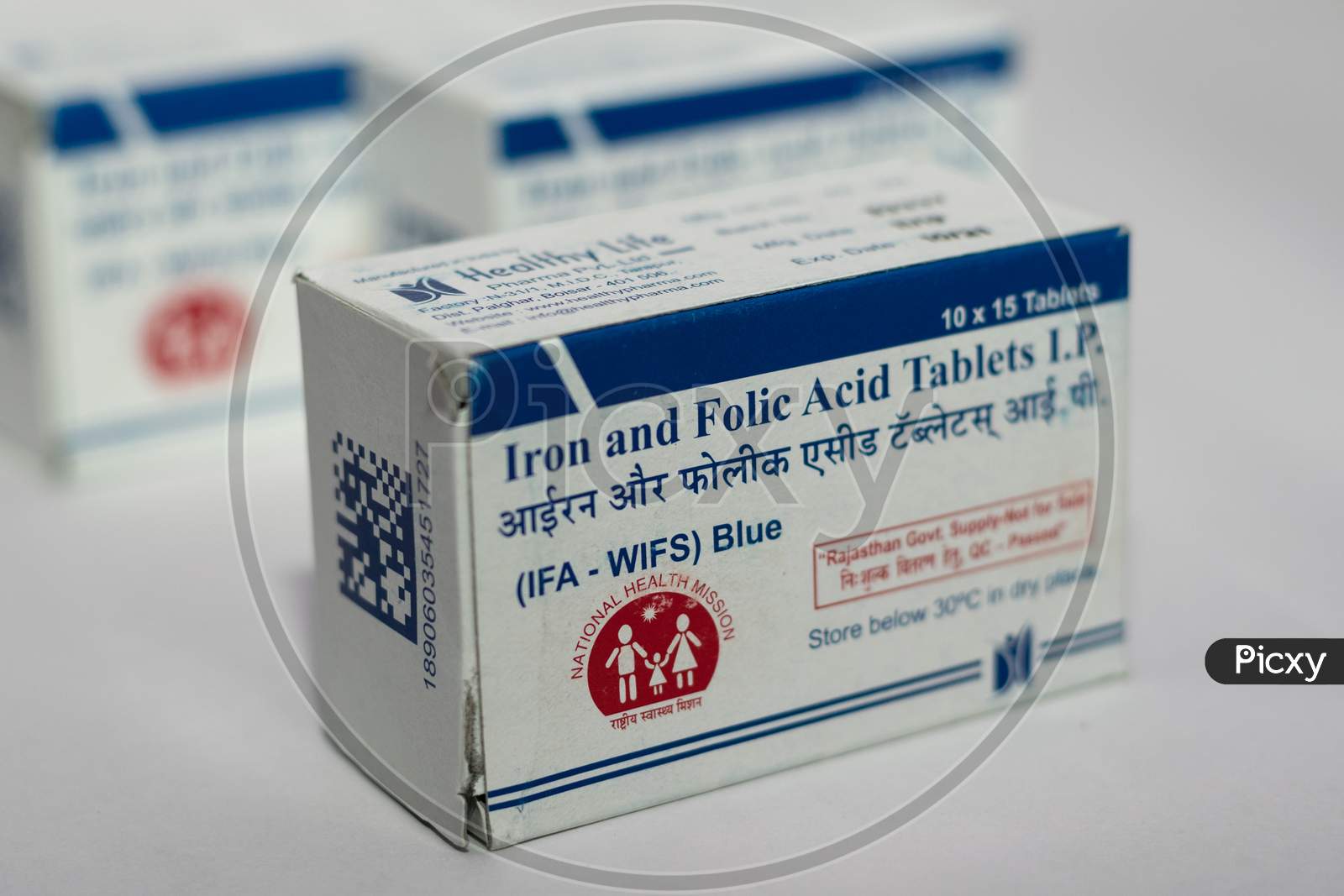 Iron and folic acid tablets provided free by government To reduce the prevalence and severity of anaemia in adolescent population (10-19 years)