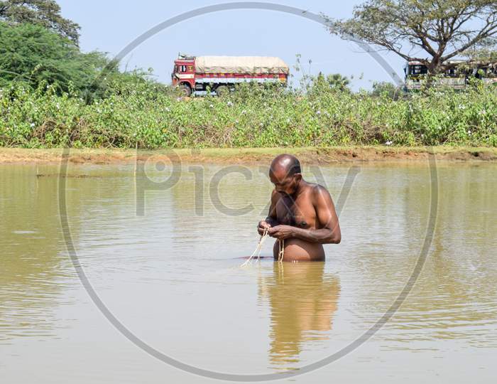Fishing in the rural area