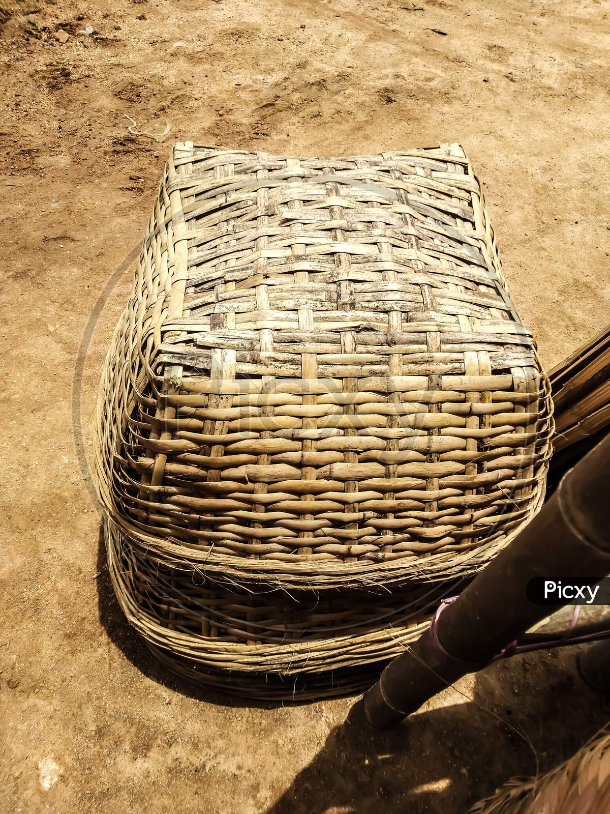 Bamboo baskets for vegetable