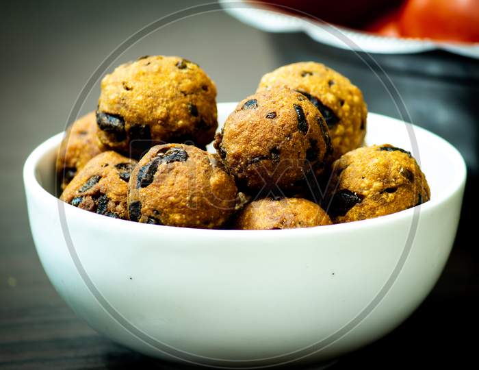 Homemade Mysore Bonda Which Is A Popular Indian Snack (Deep Fried)