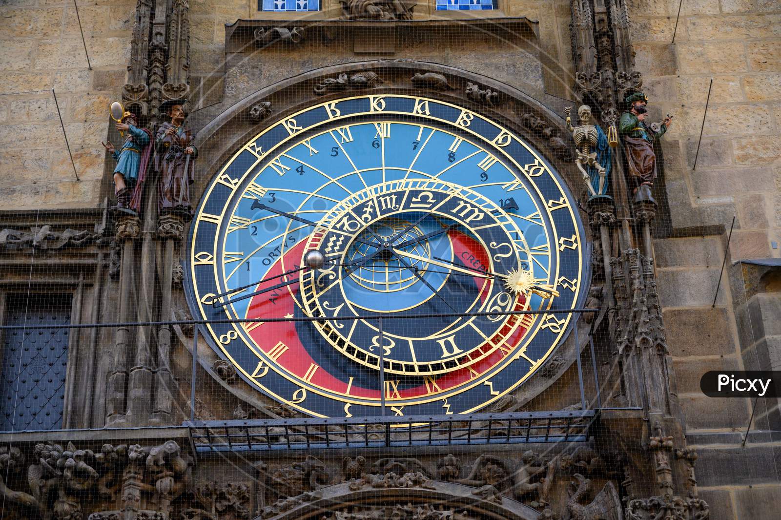 The Astronomical Dial Of The Prague Astronomical Clock, Prague, Czech Republic