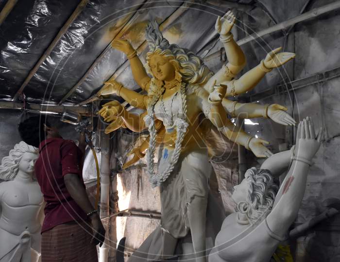 Making of Maa Durga Idol