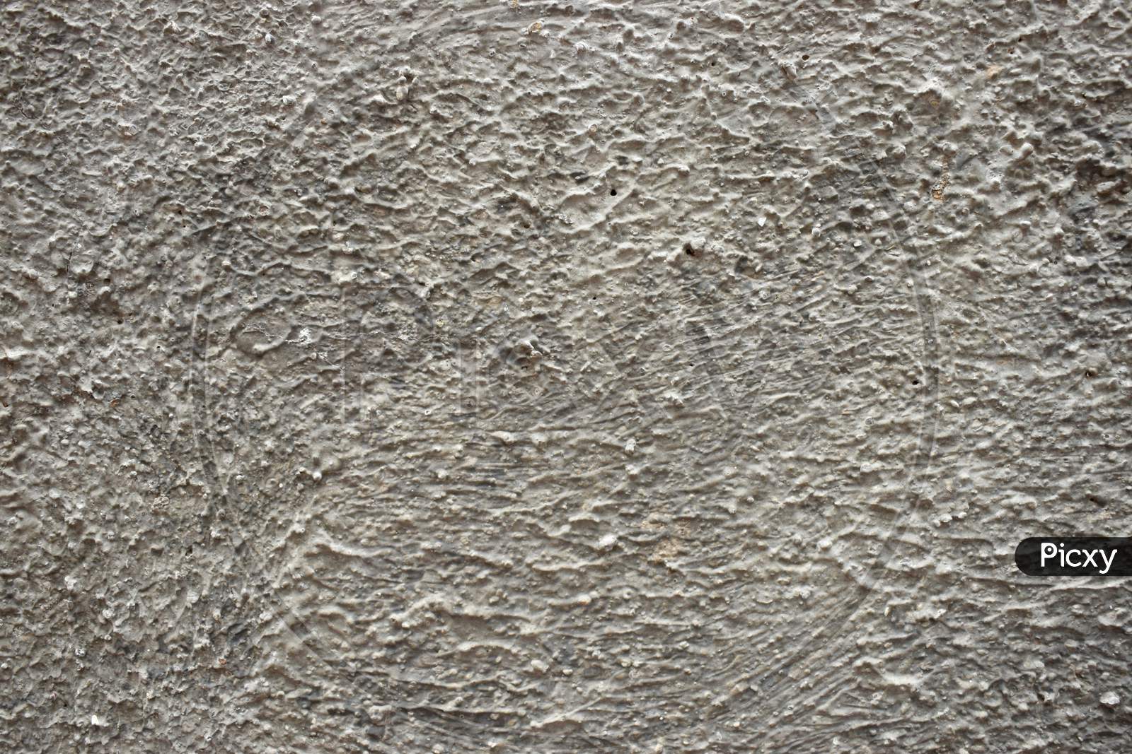 Rough Concrete Texture of old Black, Gray Cement wall for background