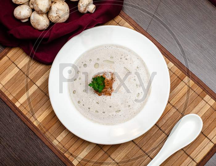 mushroom soup brinjal aubergine