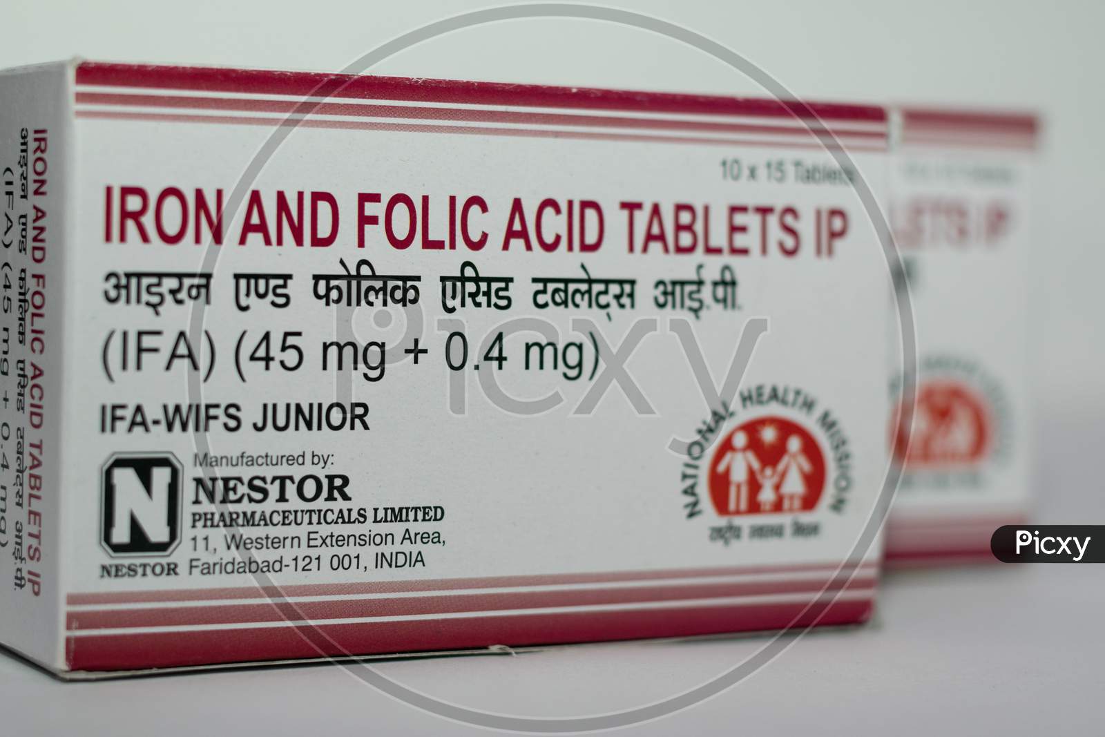 Image Of Iron And Folic Acid Tablets Provided Free By Government To Reduce The Prevalence And Severity Of Anaemia In Population 5 10 Years Kl Picxy