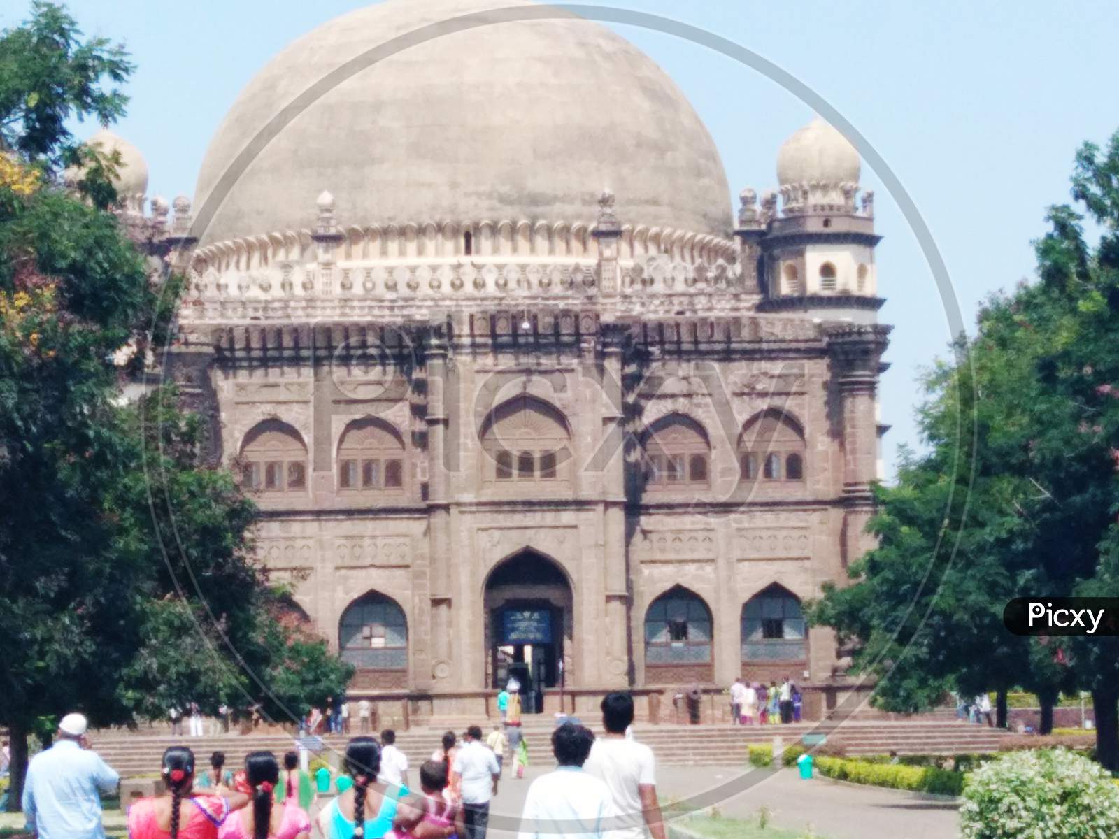 Gol Gumbad Dome With Museum Bijapur Karnataka India On October 19 2016