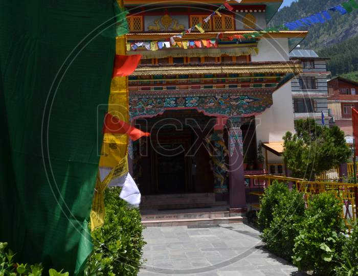 buddha monastery manali,Himachal Pradesh, India