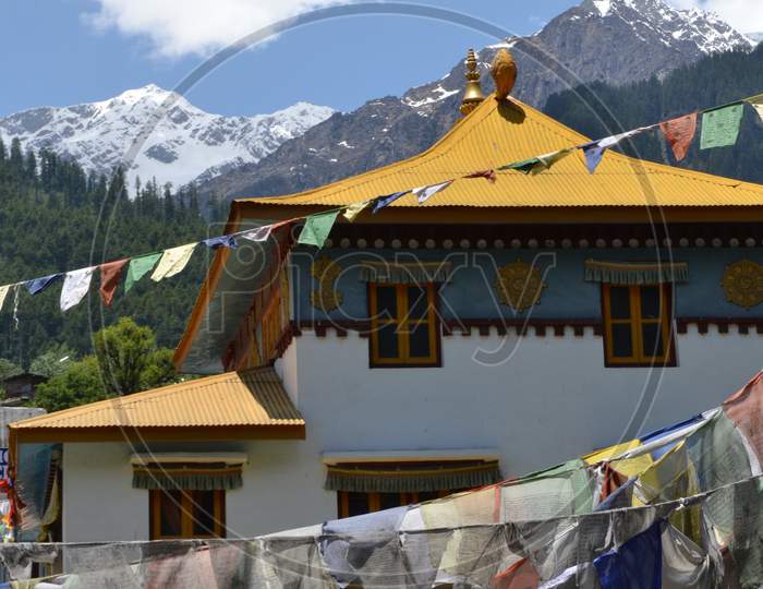 buddha monastery manali,Himachal Pradesh, India