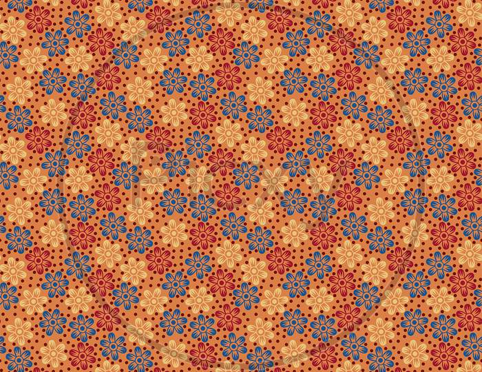 woven fabric orange