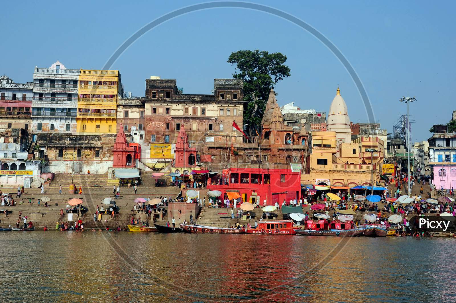 The landscape of Varanasi