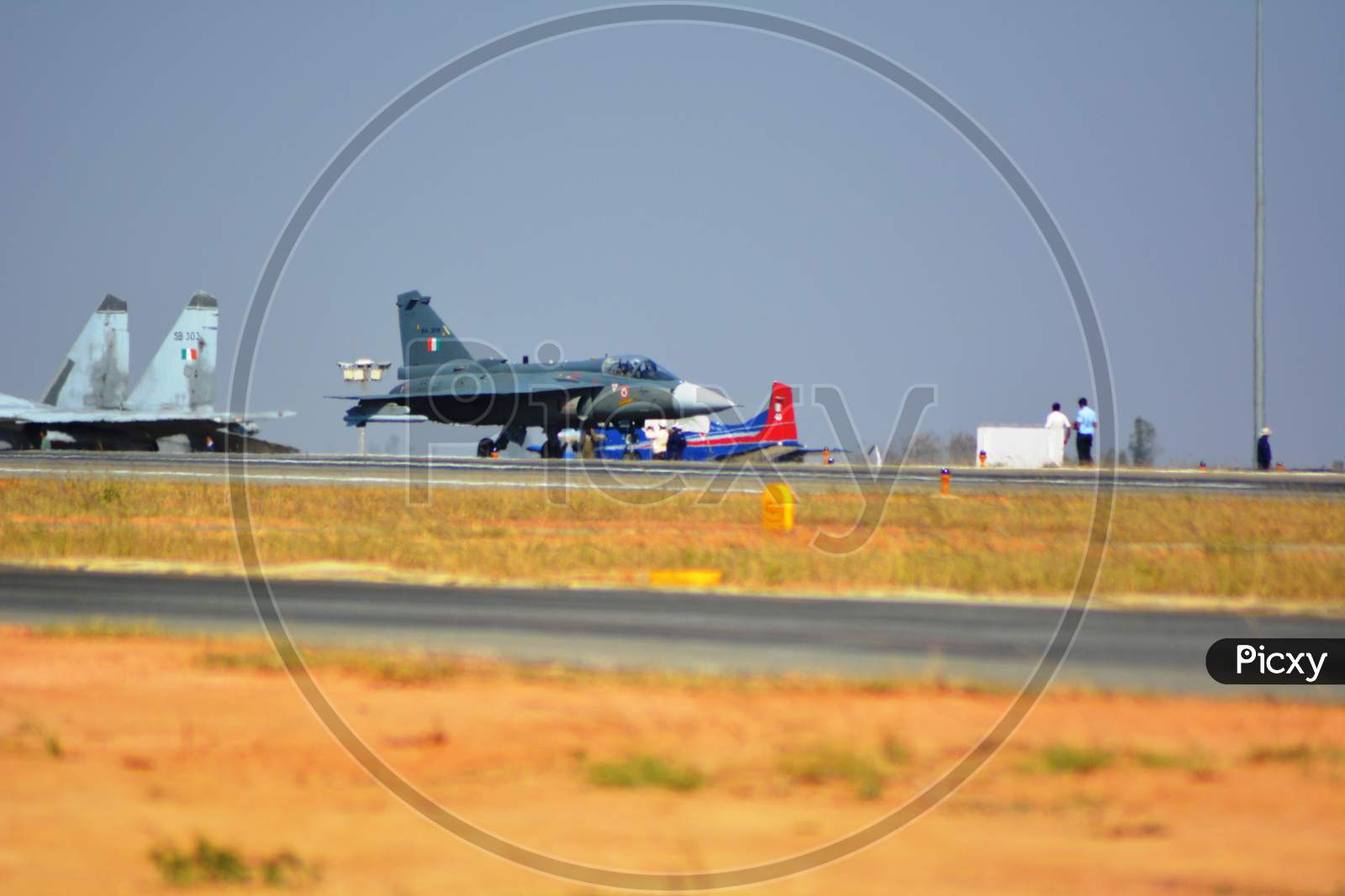 Tejas Light Combat Aircraft (LCA) about to take-off