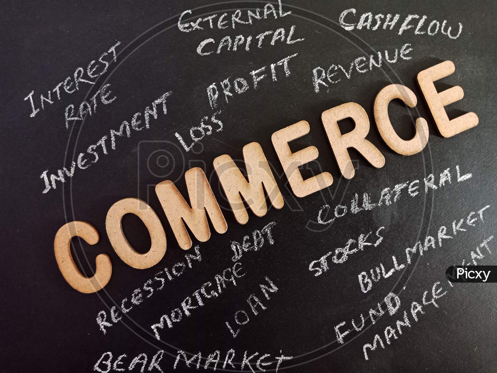 Business concept: Commerce on Digital background - Stock Image - Everypixel