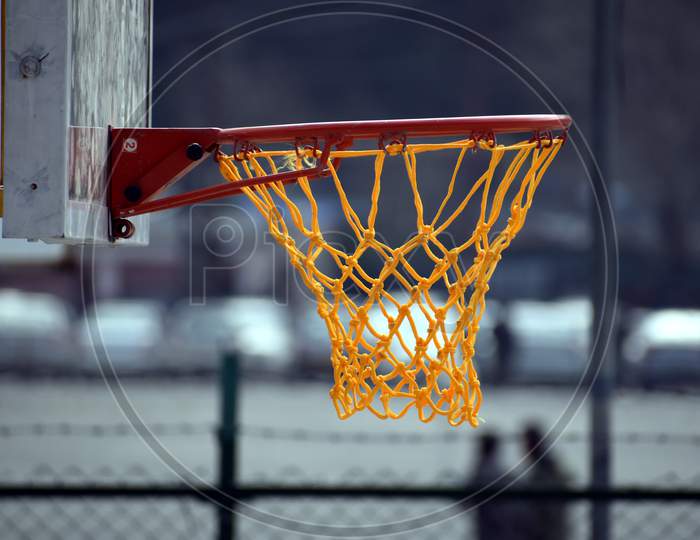 Beautiful Picture Of Closeup Basket Ball Net In Nainital Uttarakhand