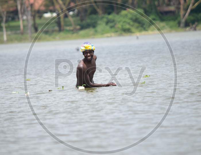 Fishing in Lake Naivasha