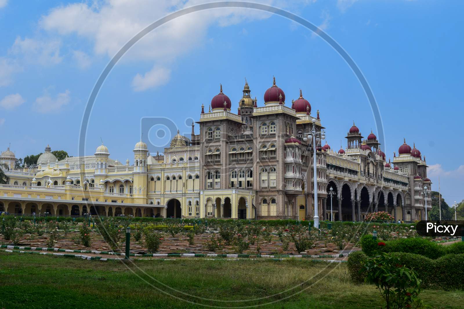 Mysore, Karnataka/India - 19,may 2019: Mysore place low angle view
