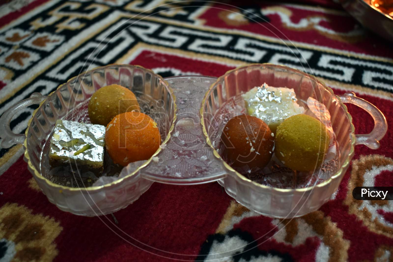 Beautiful Picture Of Diwali Sweets At Home