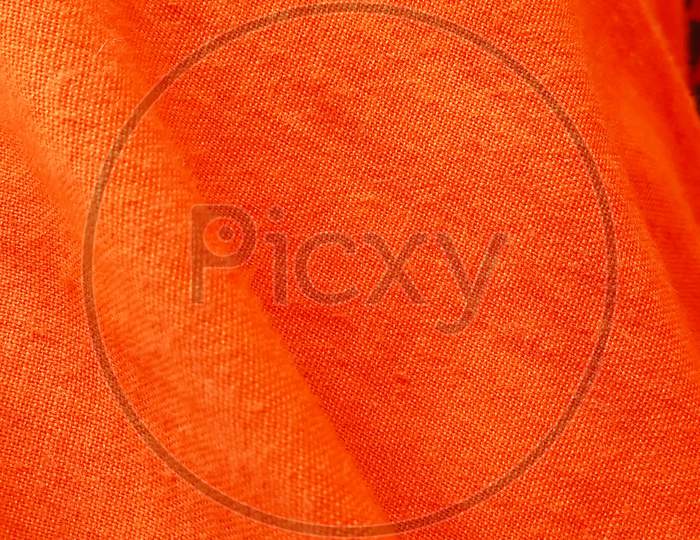 Red febric texture silk textile clothes