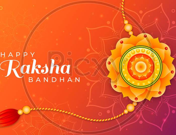 Indian Festival Of Brother And Sister Raksha Bandhan Background