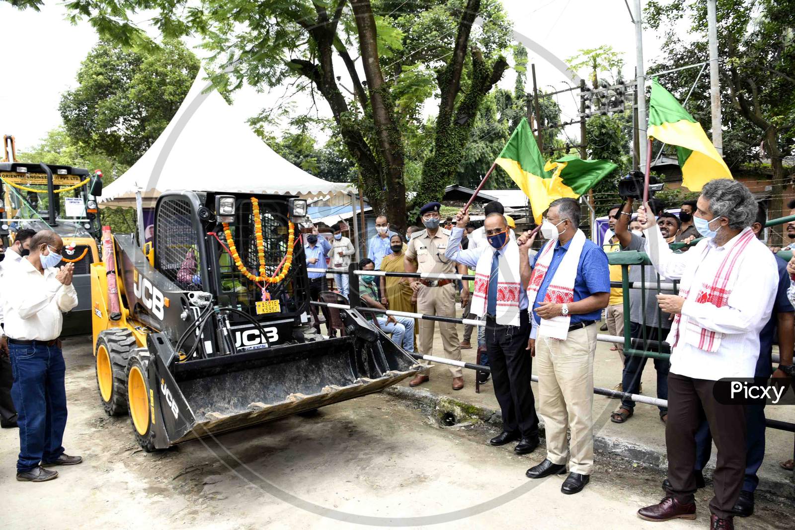 flag off Machineries  For Solid Waste Management