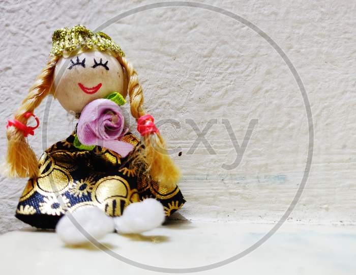A Beautiful Small Hand Made Doll