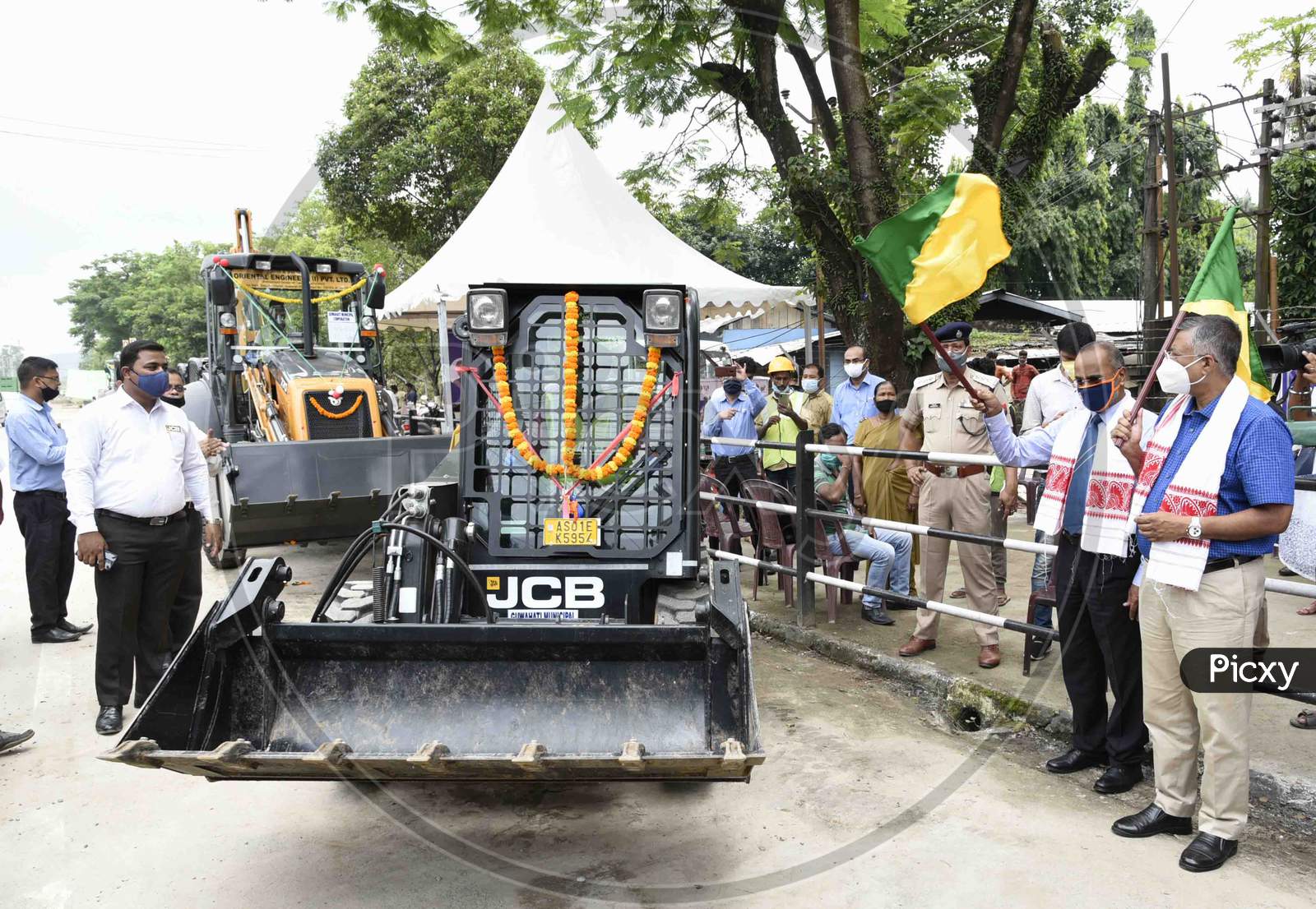 flag off Machineries  For Solid Waste Management