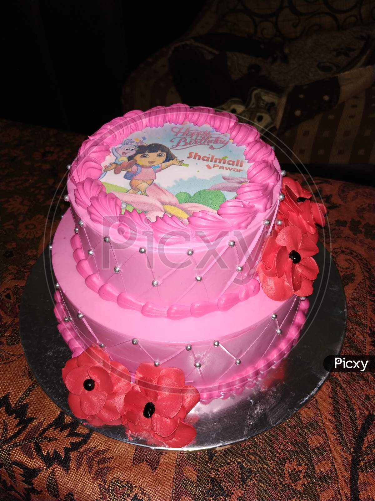 Abhi Cakey - 1st birthday # for a baby girl # Dora... | Facebook