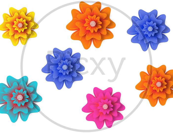 Colorful Flower Design