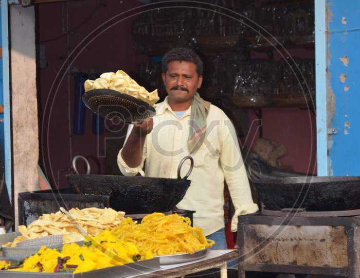 Gujarathi Snacks in Making