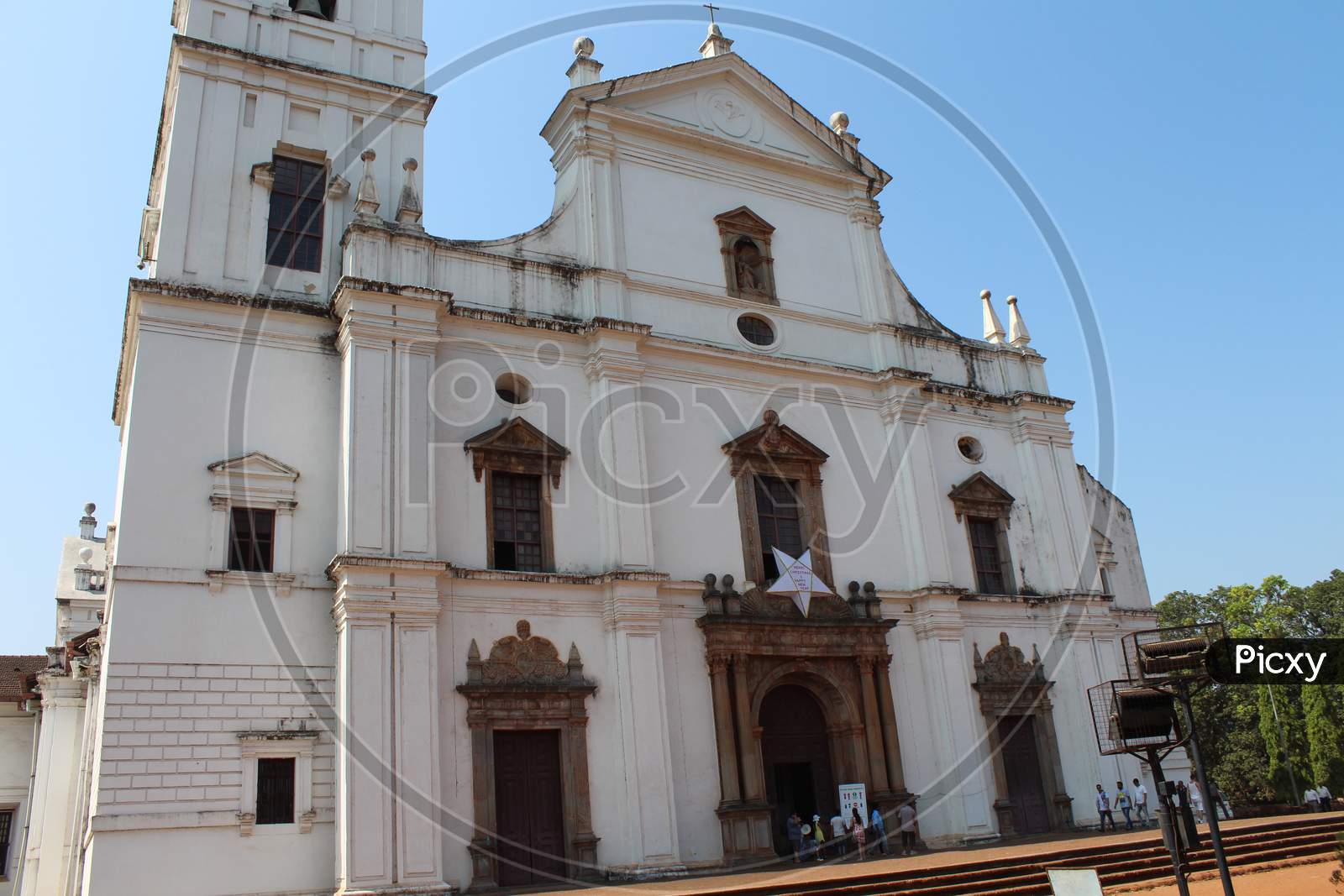 view of Se Cathedral, old Goa