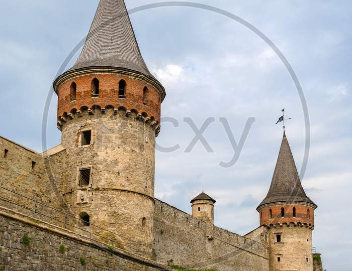 Towers Of Kamianets-Podilskyi Castle, Ukraine