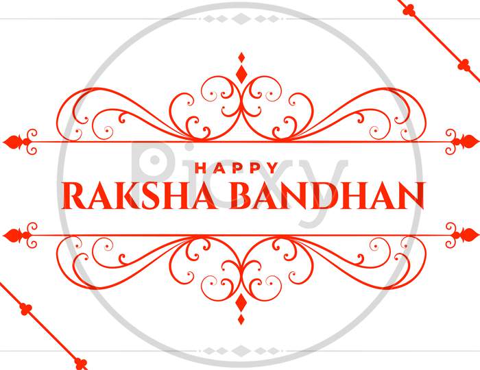 Happy Raksha Bandhan Traditional Indian Festival Banner