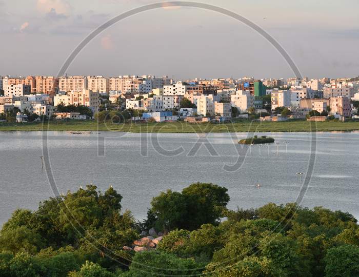 Ameenpur Lake, India's first water body to be declared a Bio Diverstity Heritage site, Hyderabad , July 26,2020.