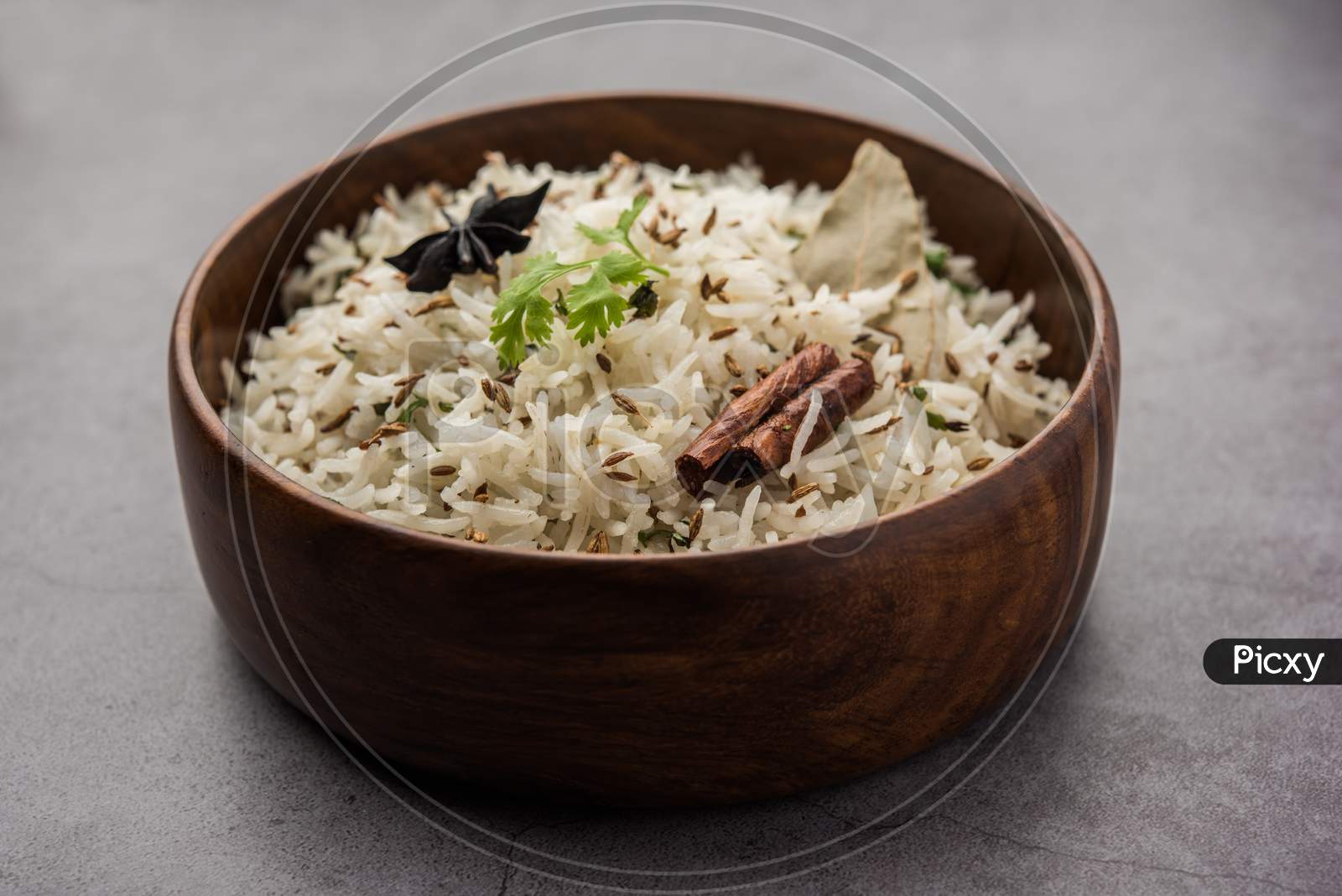 Jeera Rice - Basmati Rice Flavored With Fried Cumin Seeds And Basic Spices, Indian Food