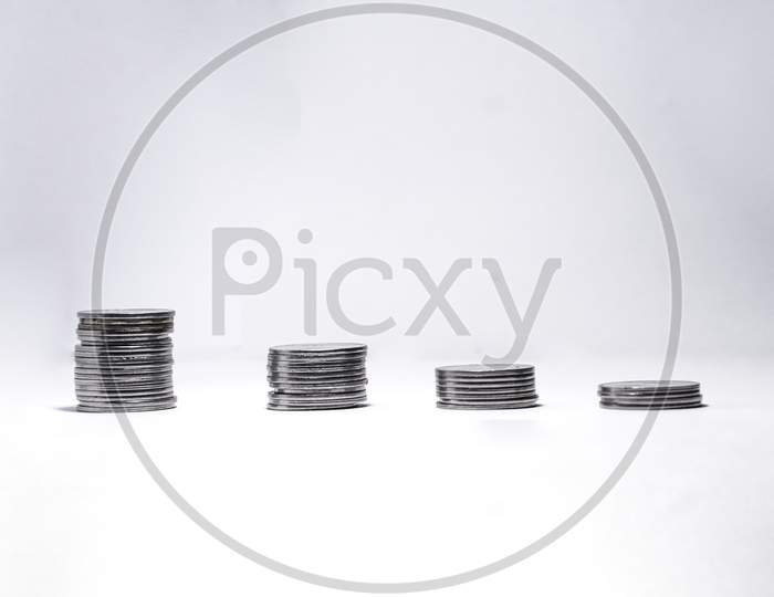 Stack of coins representing Financial Growth, Business Growth